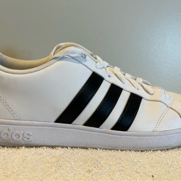 ADIDAS White & Black Grand Court Sneakers: Men’s 11.5 - Picture 10 of 10